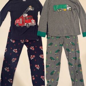 Boys Truck Car Pajamas (Fire truck, garbage truck) 7